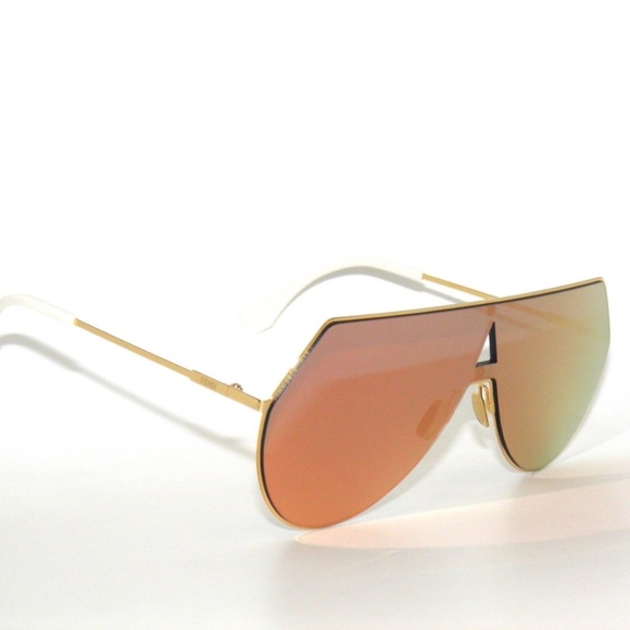 Fendi Eyeline 0193/S 000 0J Rose Gold Sunglasses - Picture 3 of 6